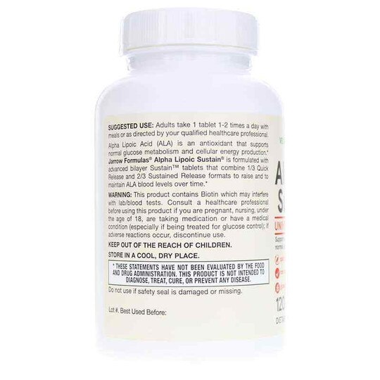 Alpha Lipoic Sustain with Biotin 300 Mg, JRF